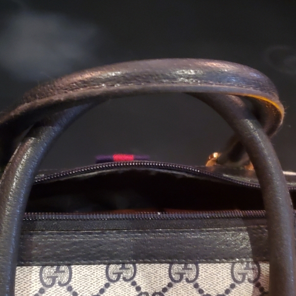 SOLD Gucci Accessory Collection Navy Boston Bag - Picture 2 of 16